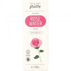 Organic rose water glass bottle