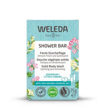 Shower bar geranium + litsea cubeba