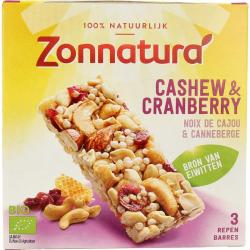 Notenreep cashew cranberry bio