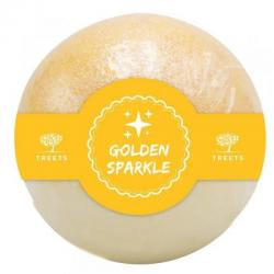 Bath ball glitter golden spark