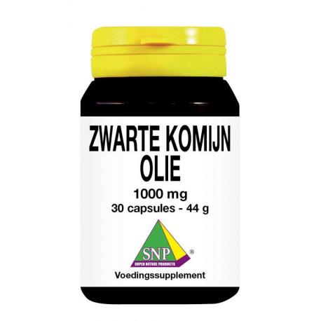 Zwarte komijn olie 1000 mg