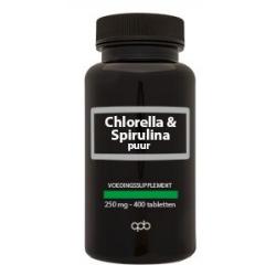 Chlorella & Spirulina 250mg puur