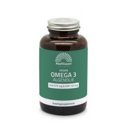 Vegan omega 3 algenolie DHA 375mg EPA 125mg