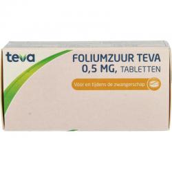 Foliumzuur 0.5 mg uad