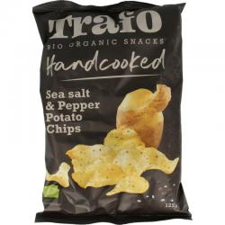 Chips handcooked zeezout & peper bio