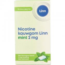 Nicotine kauwgom 2mg mint
