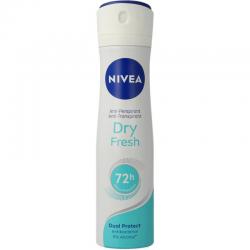 Deodorant dry fresh spray female