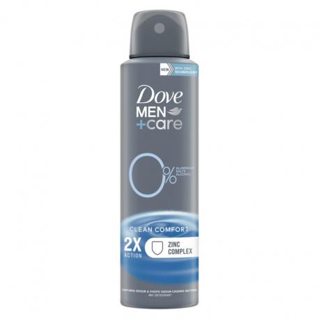 Deodorant spray men+ care clean comfort 0%