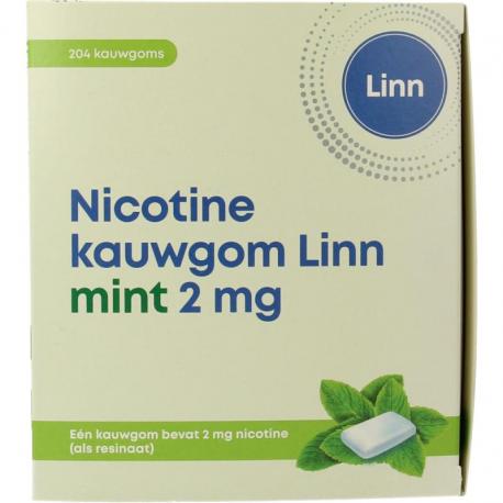 Nicotine kauwgom 2mg mint