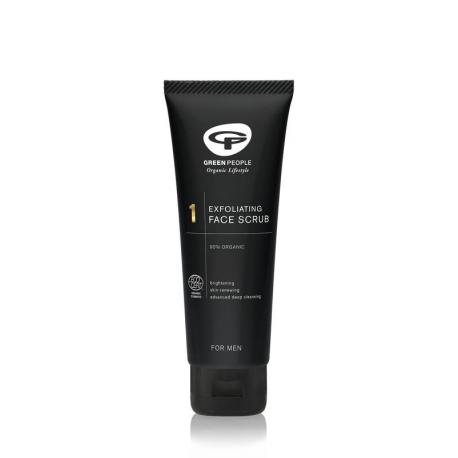 Men face scrub exfoliating