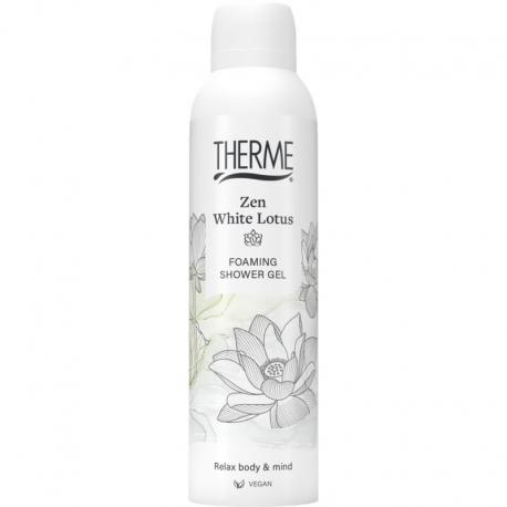 Zen white lotus foaming shower gel