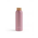 Roestvrijstalen drinkfles pastel pink matt 600ml