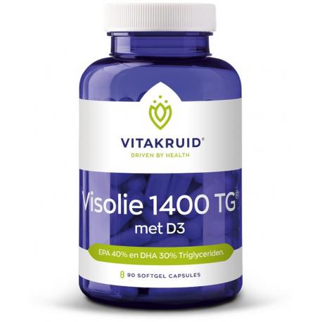 Visolie 1400 + D3 triglyceriden EPA 40% DHA 30%