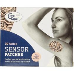 Sensor patch tattoo