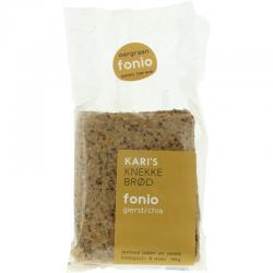 Knekkebrod fonio gierst/chia bio