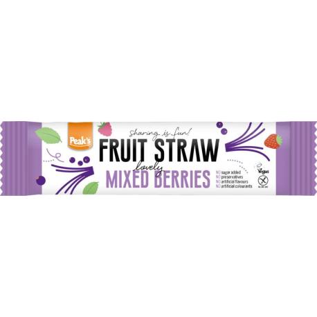 Fruit straw mixed berries glutenvrij