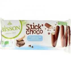 Stick choco melkchocolade bio