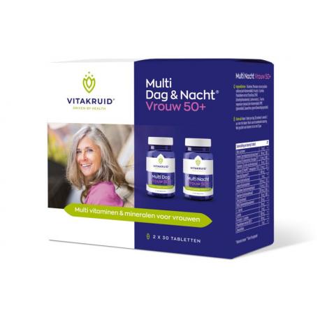 Multi dag & nacht vrouw 50+ 2 x 30 tabletten