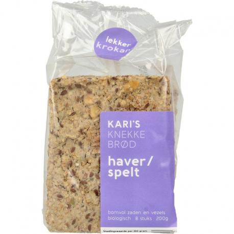 Knekkebrod haver/spelt bio