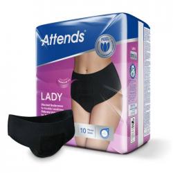 Lady discreet underwear zwart 3M