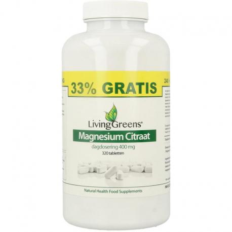 Magnesium citraat 400mg voordeelverpakking