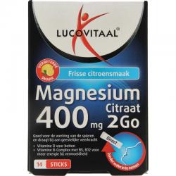 Magnesium citraat 400mg 2go sticks