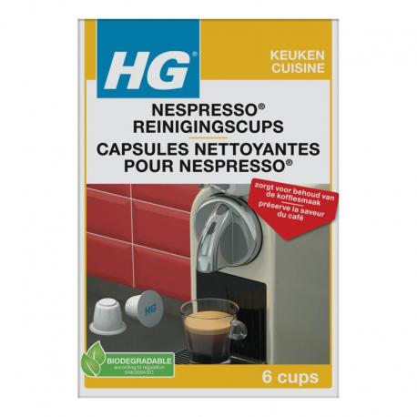 Reinigingscups Nespresso machine