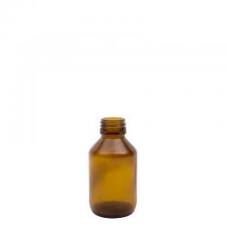 Medicijnfles ongedopt bruin 100ML