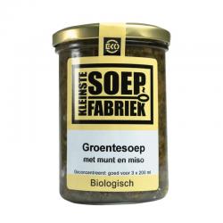 Groentesoep met munt en miso bio