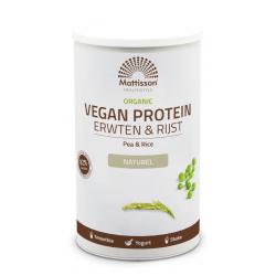 Vegan protein erwten & rijst naturel bio