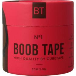 Boobtape no 1 incl. nipple covers - 5cm x 5m blac