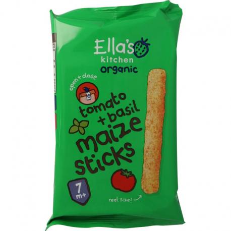 Maize sticks tomato & basil 7m+ bio