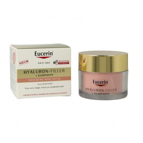 Hyaluron-filler + elasticity dagcreme rose SPF30