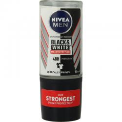 Men deodorant roller black & white max protection