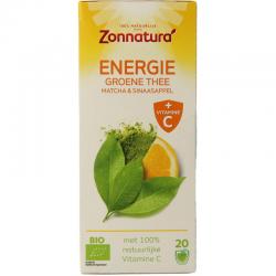 Energie groene thee met vitamine C bio