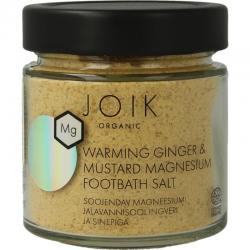Organic foot bath salt warming