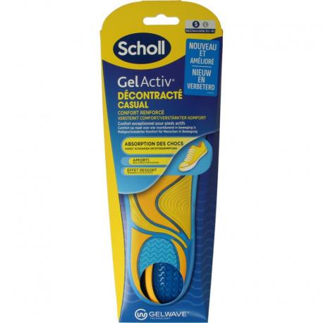 Casual gel activ inlegzolen maat S 35.5-40.5