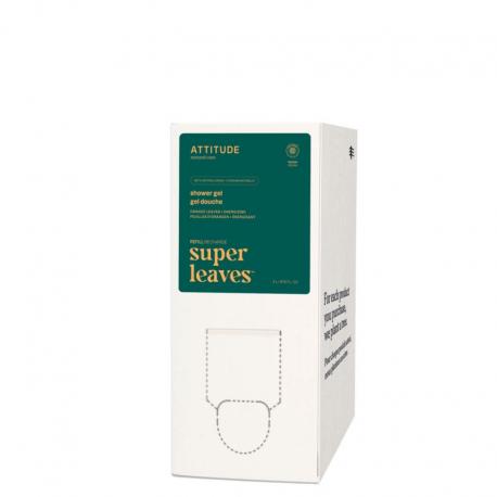 Super leaves douche gel verkwikkend eco refill