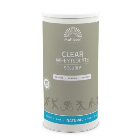 Clear whey isolate