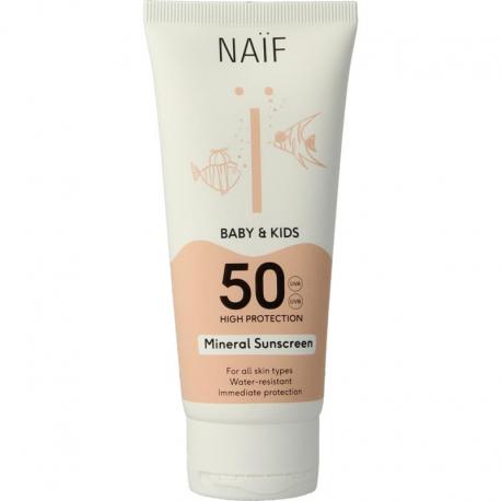 Zon baby & kids creme SPF50