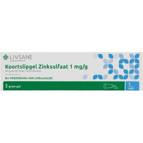 Lipgel zinksulfaat 1mg/g