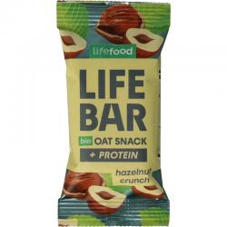 Lifebar oatsnack proteine hazelnoot crunch bio