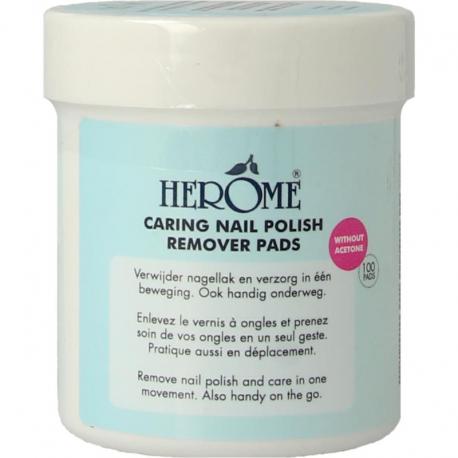 Nagellak remover pads caring