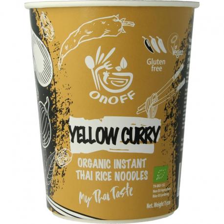 Instant noodlesoup yellow curry bio