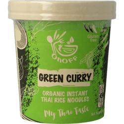 Instant noodlesoup green curry bio