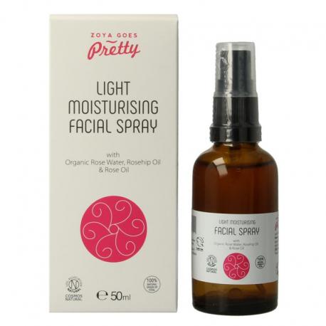 Light moisterizing facial spray