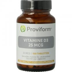 Vitamine D3 - 25mcg (1000IE)
