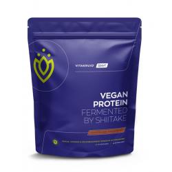 Vegan protein fermented by shiitake chocolade