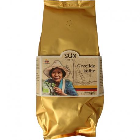 Gezeilde koffiebonen medium roast bio