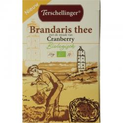 Zwarte thee cranberry bio